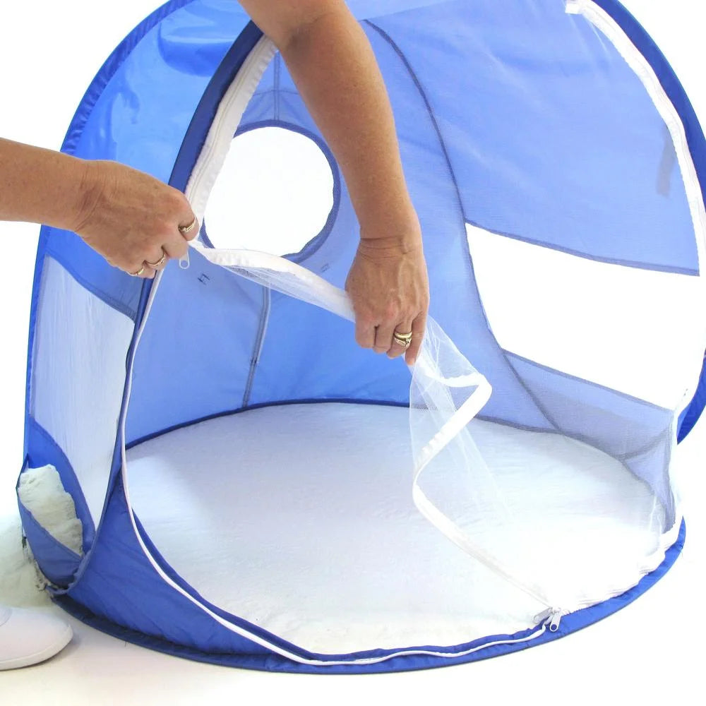 Pop up Shade Dome Tent, Blue Color, Beach Tent 