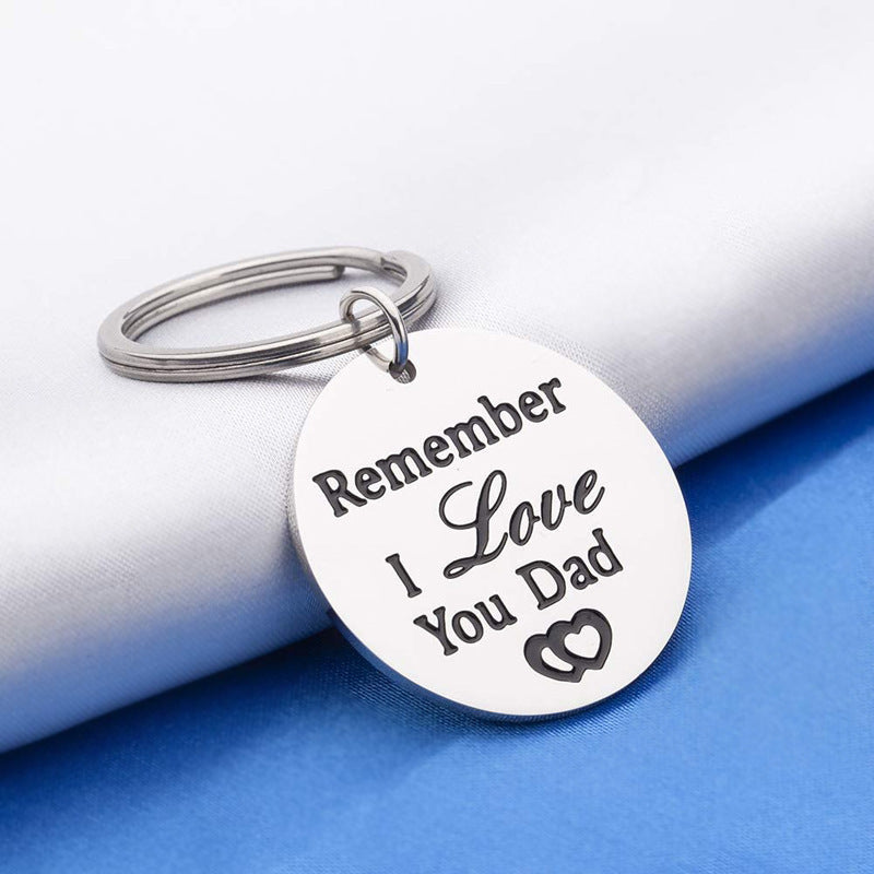 Love You Dad Keychain