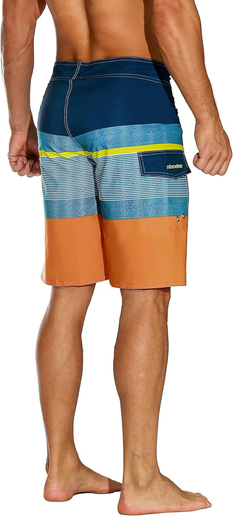 Men's Sportwear Swim Trunks Quick Dry Board Shorts with Lining