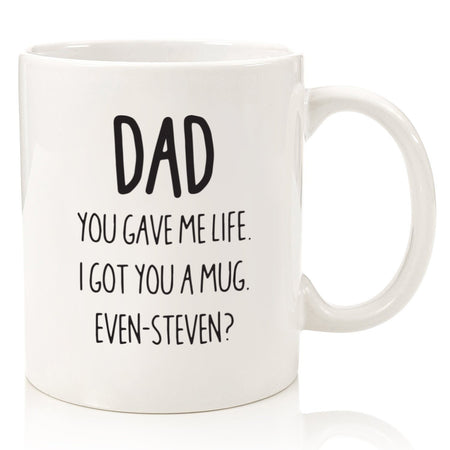 Dad print Mug white