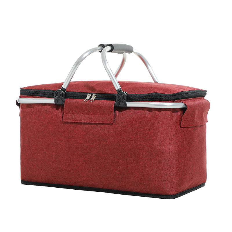 Portable Ice Basket  red