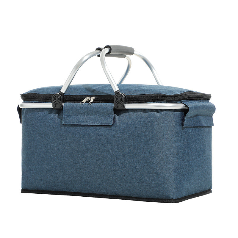 Portable Ice Basket  dark blue