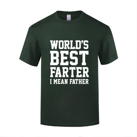 WORLD'S BEST FARTER dark greens t-shirt