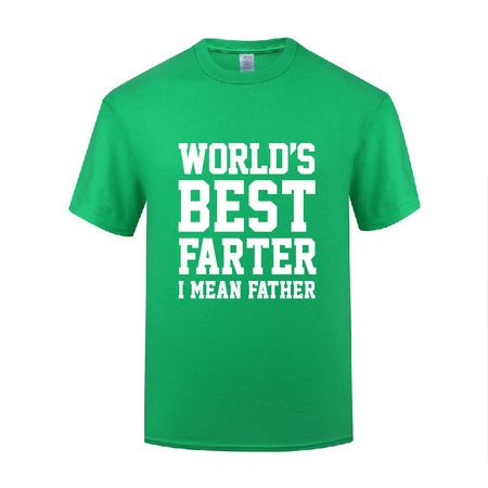 WORLD'S BEST FARTER green tshirt