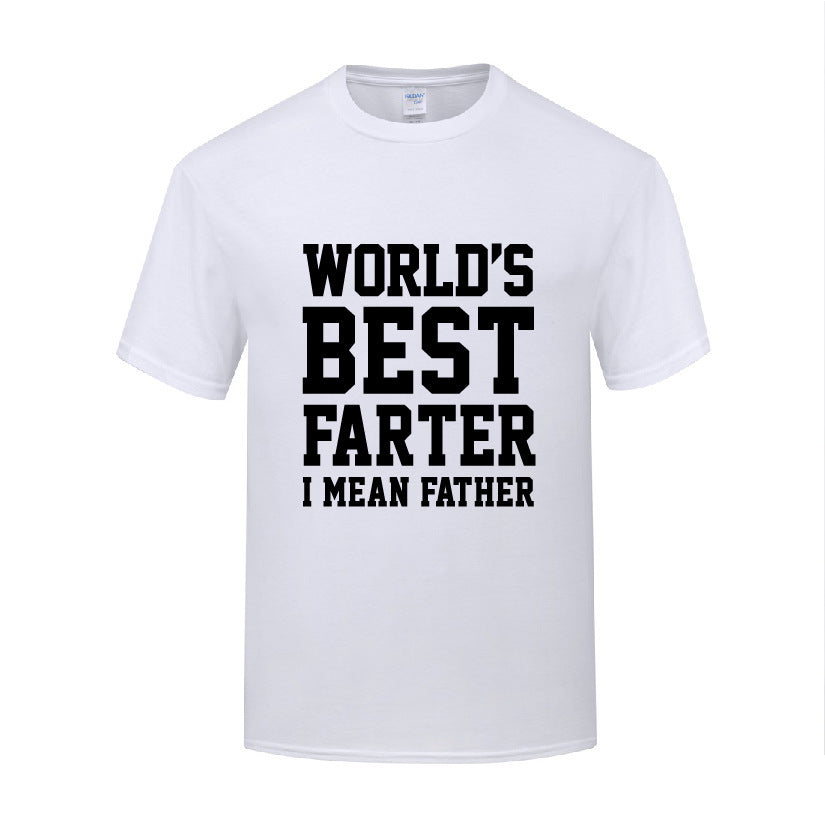 WORLD'S BEST FARTER white t shirt