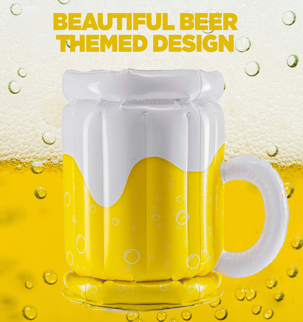 yellow Inflatable beer Cooler 