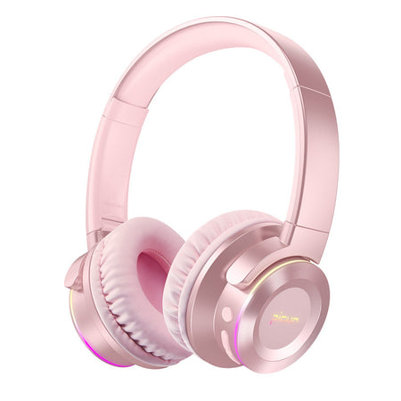 Pink sports RGB Bluetooth Headset