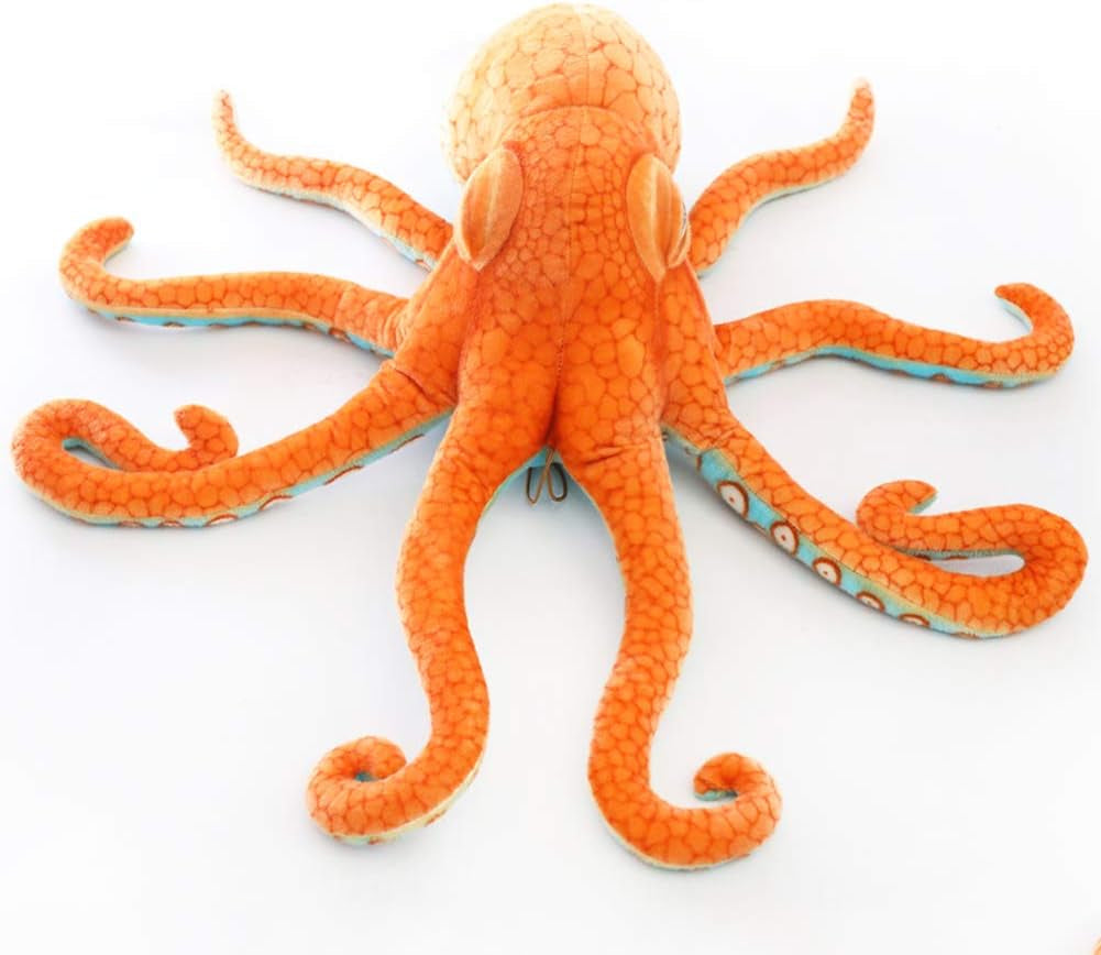 Realistic Octopus Plush,Giant Stuffed Marine Animals Toy Gifts for Kids (31.4 Inch)