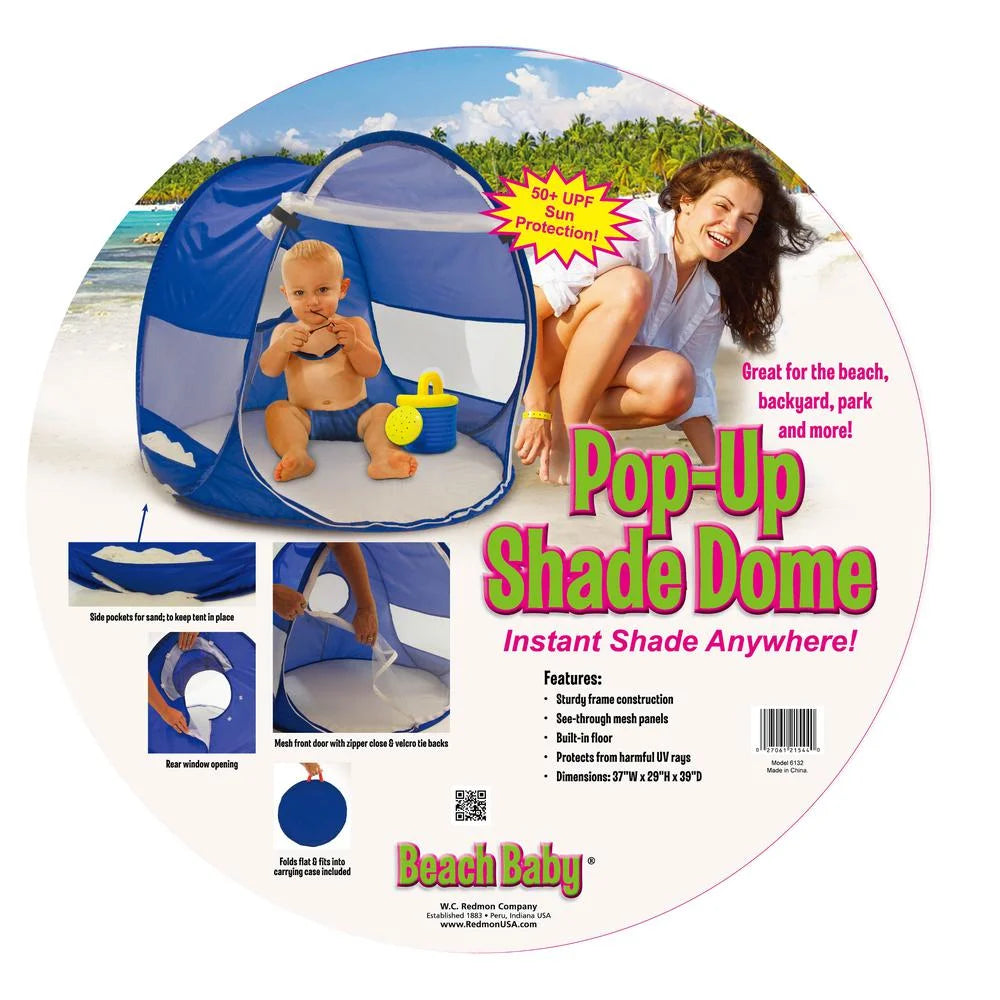 Pop up Shade Dome Tent, Blue Color, Beach Tent 