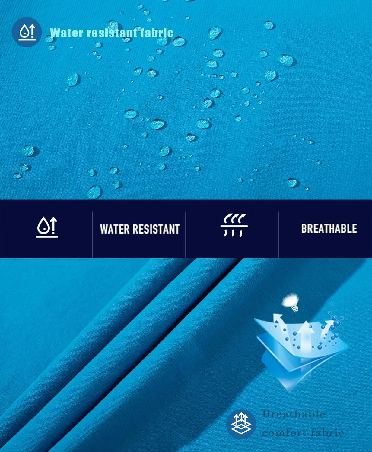 Men's Summer Swim Trunks Quick Dry Surf Shorts Bathing Suit Shorts with Mesh Lining