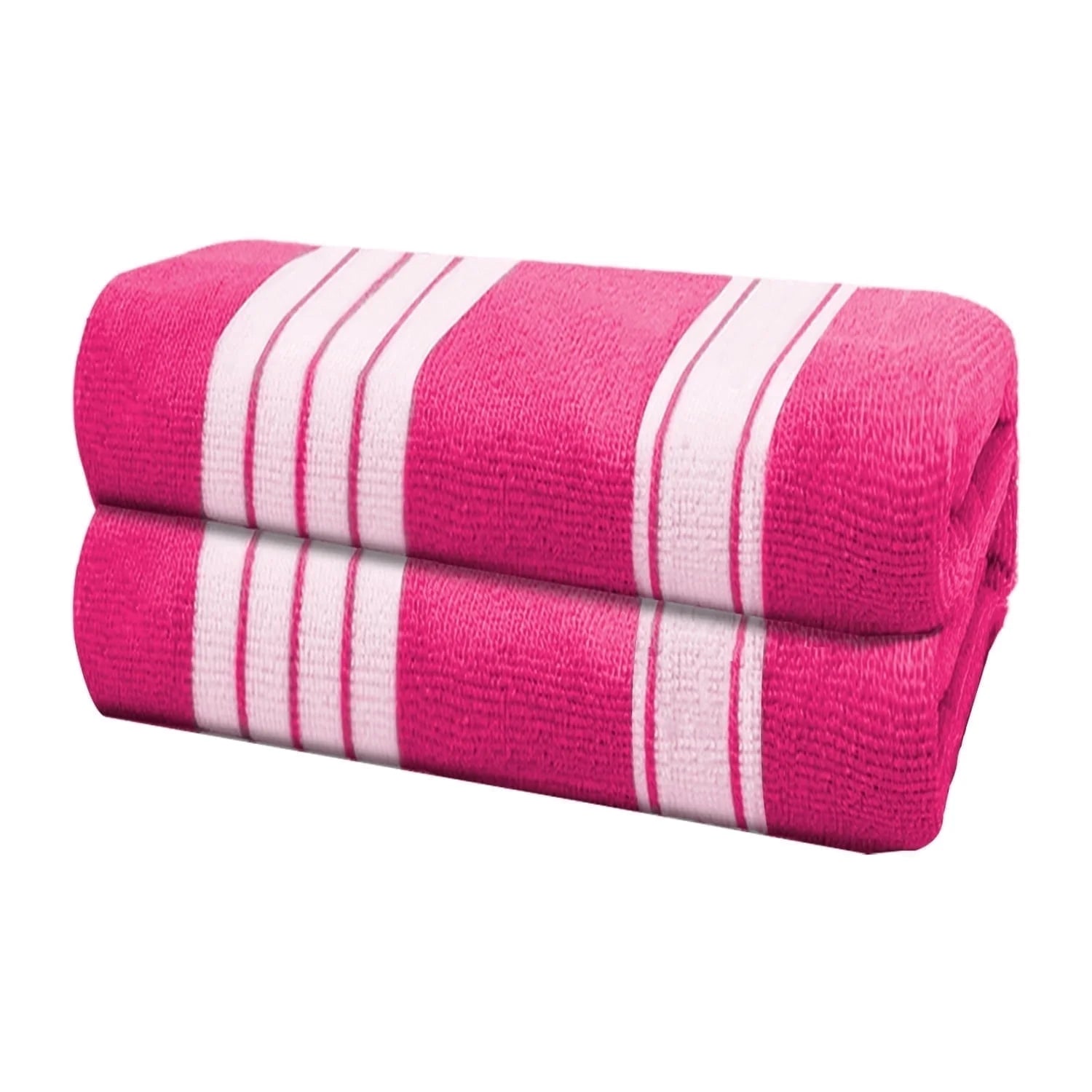 2 Pack Oversized Cabana Stripe Beach Towels, 60X30 Inches Microfiber Outdoor Large Swim Towel for Adults 