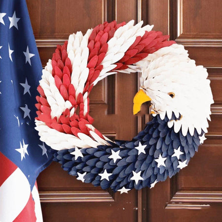 American eagle wreath