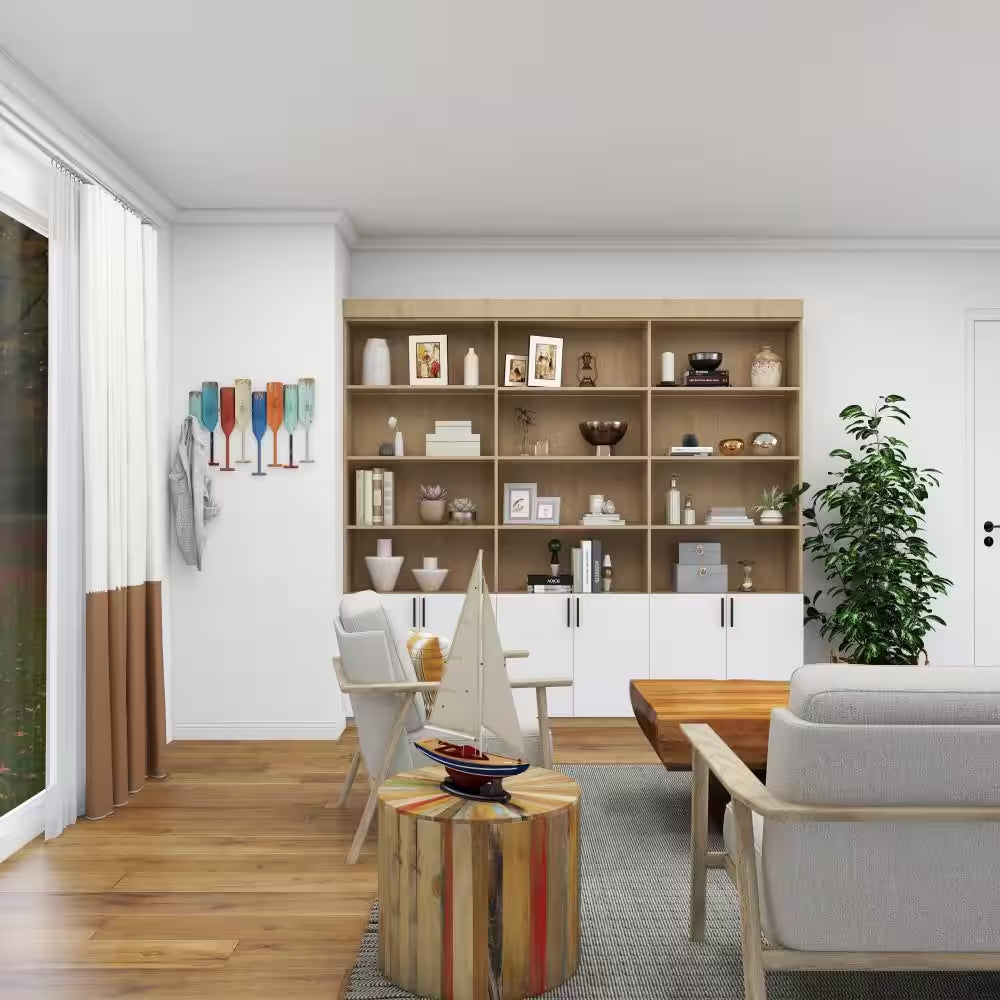 Multi Colored Indoor Outdoor Distressed Oar Shaped 8 Hanger Paddle Wall Hook