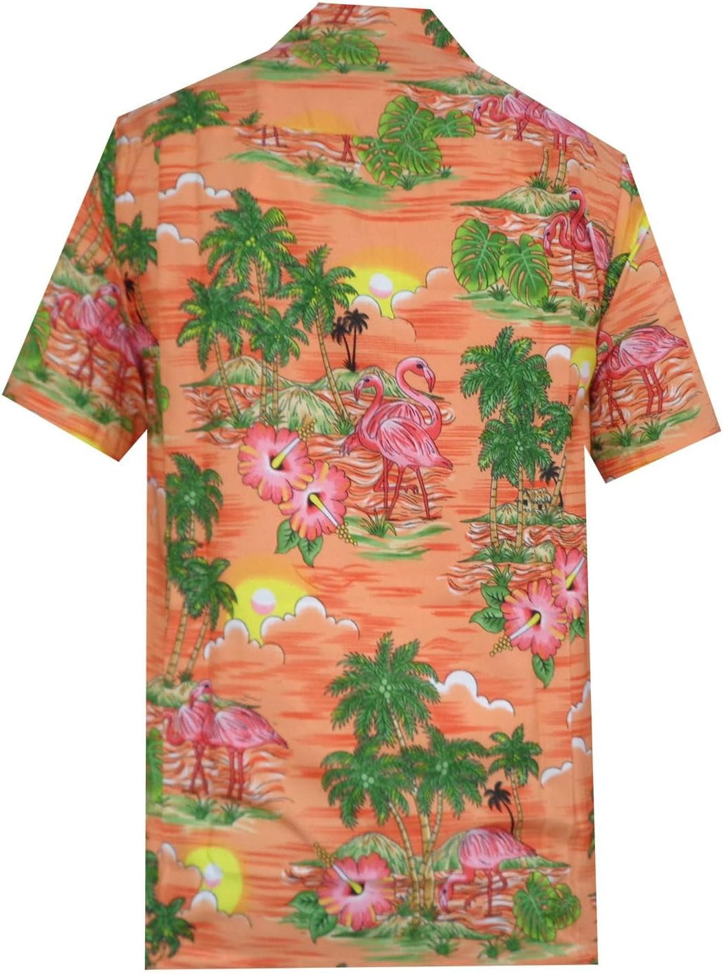 Men's Hawaiian Shirt Short Sleeve Summer Button Down Beach Aloha Shirts