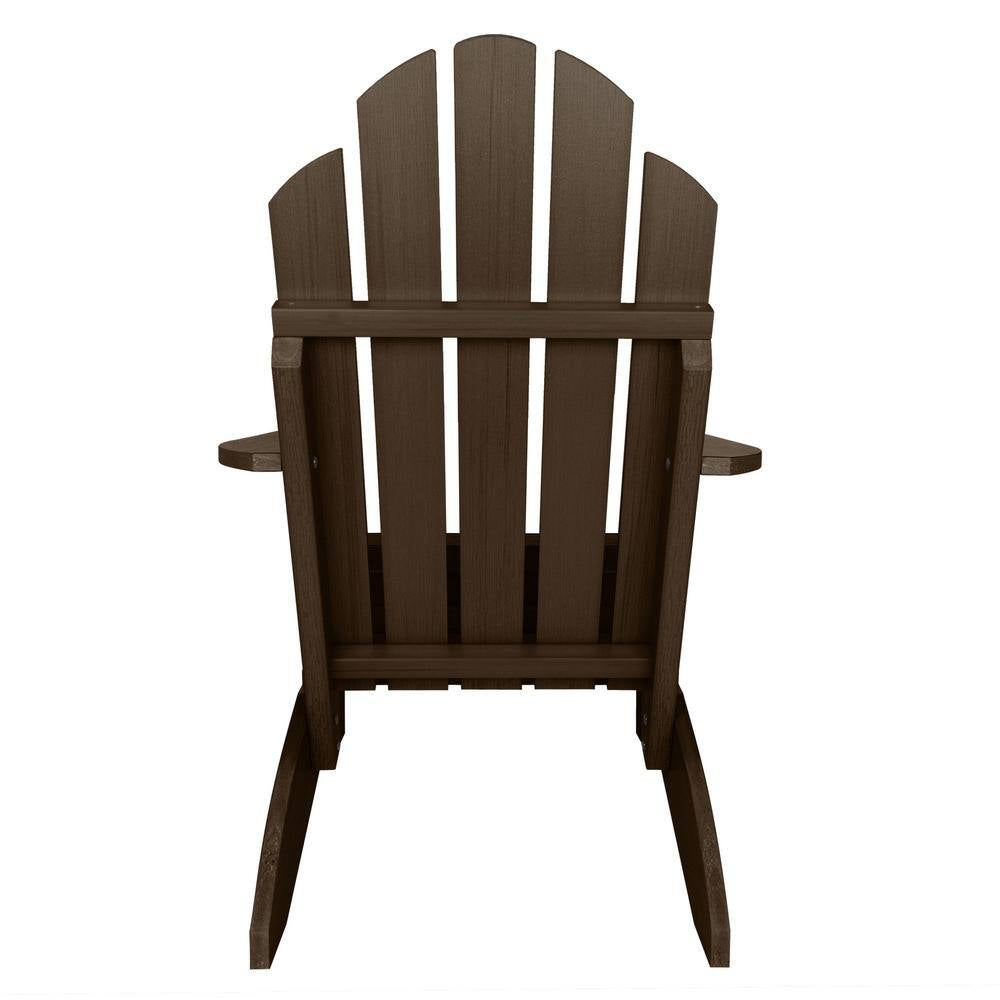 Classic Wesport Weathered Acorn Recycled Plastic Adirondack Chair
