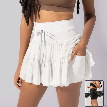 short Sports Skirt white 4