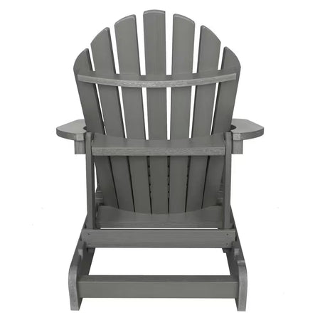 Hamilton Coastal Teak Folding and Reclining Plastic Adirondack Chair