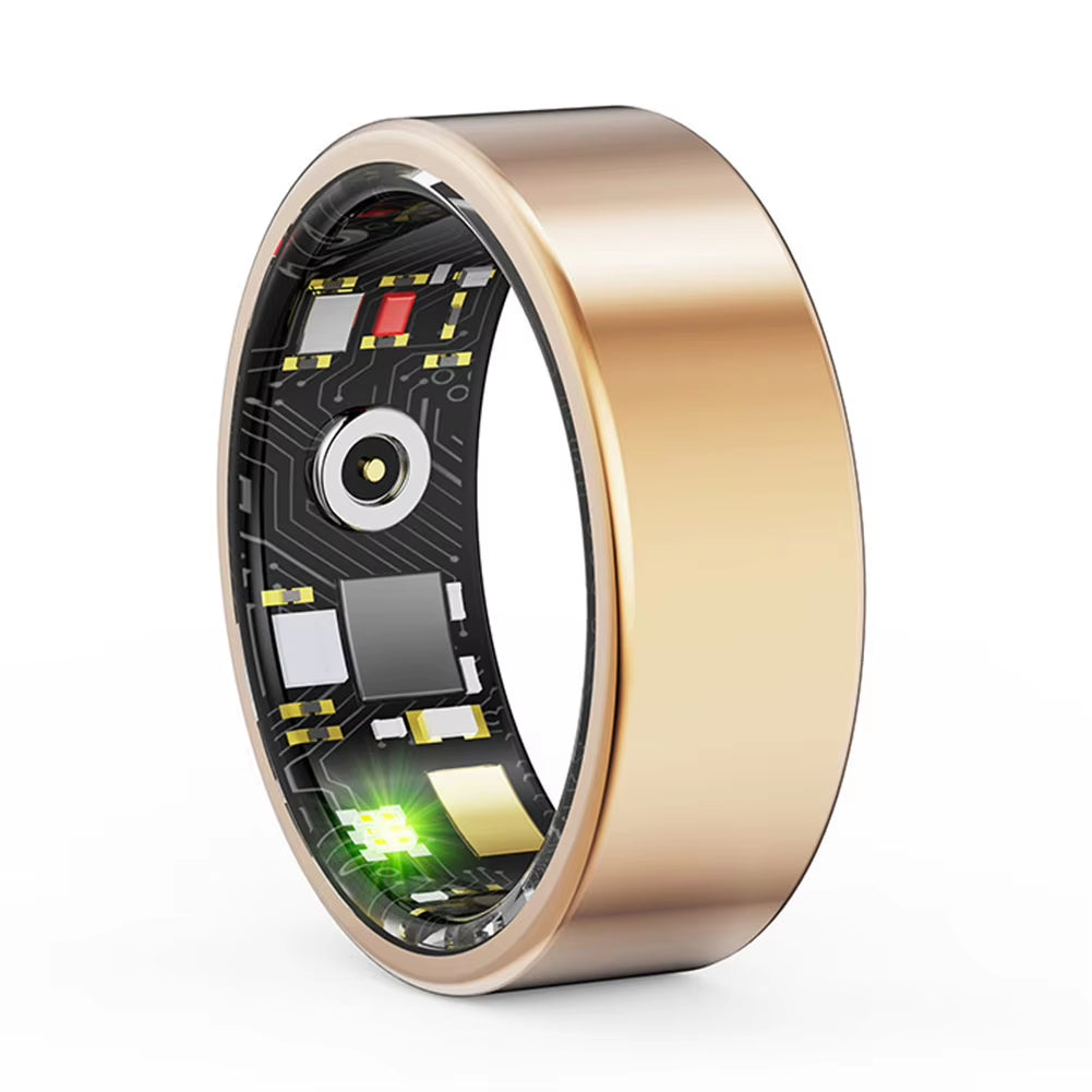 Smart Ring Waterproof Fitness Ring Bluetooth-Compatible 5.0 Multi-Sport Modes Heart Rate Blood Oxygen Sleep Monitoring