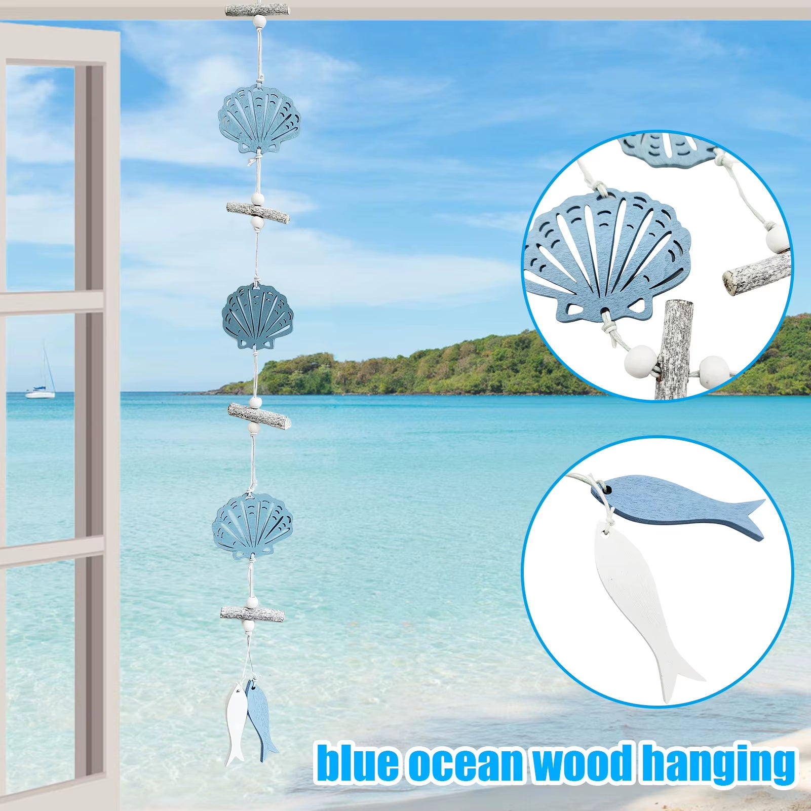 Decor Beach Decorations for Home Wall Art Marine Ornaments Mediterranean Style Charming Beach Coastal Decor