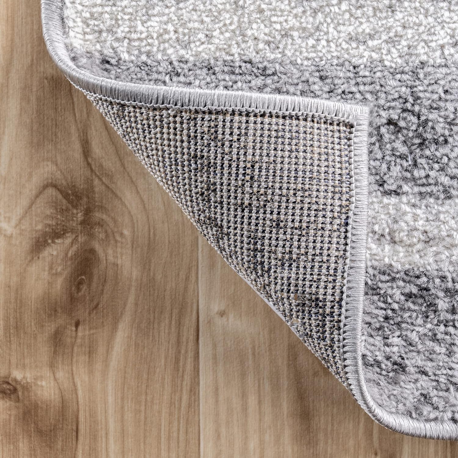 Starfish and Striped Accent Rug, 2X4, Grey