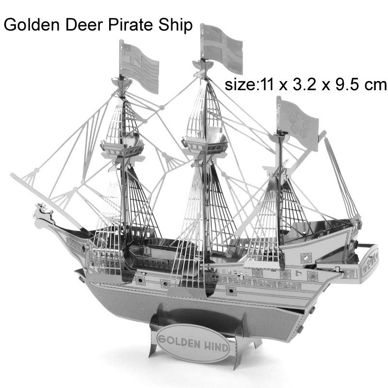 Golden Deer Pirate Ship Replica