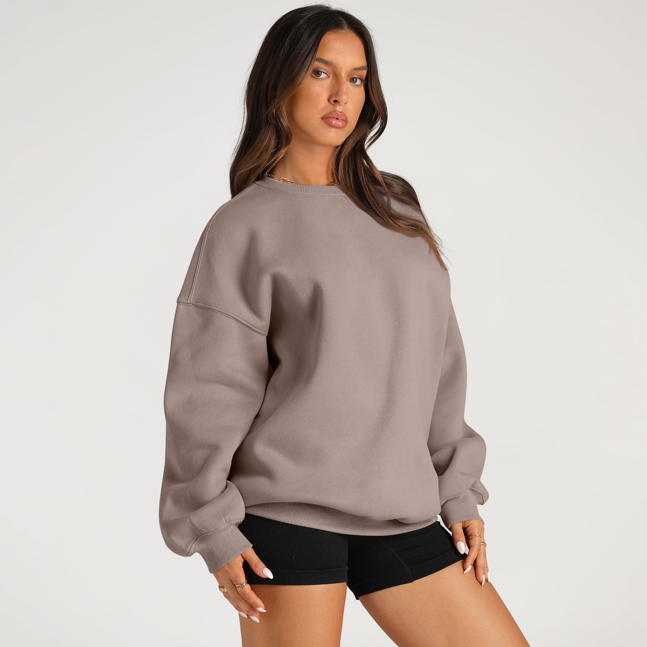 Oversized Sweatshirts for Women Crewneck Sweaters Casual Tops Comfy Fall Fashion Pullover Outfits Winter Clothes 2025