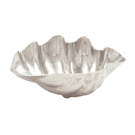 Silver Aluminum Metal Shell Shell Decorative Decorative Bowl