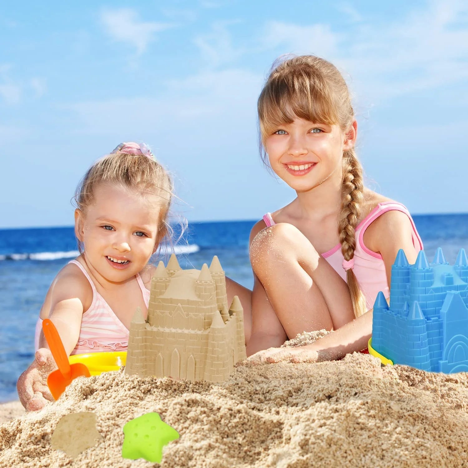 Kids Beach Toy Set, 9-Piece, Multicolor