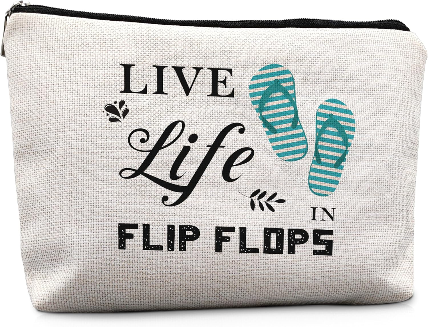 Beach Makeup Bag, Summer Makeup Bag, Beach Cosmetic Bag, Beach Gifts for Women Friends, Beach Stuff for Women, Summer Beach Essentials, Women Beach Weekend Gifts