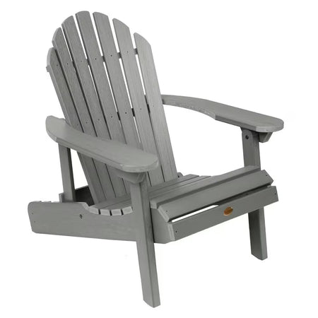 Hamilton Coastal Teak Folding and Reclining Plastic Adirondack Chair