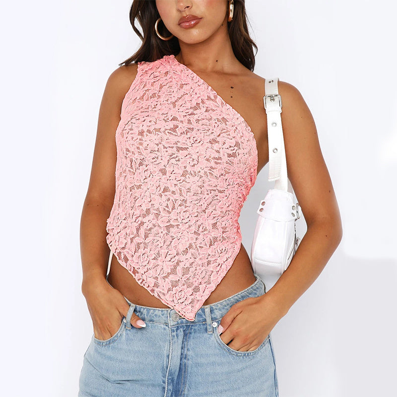 backless top Pink