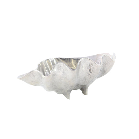 Silver Aluminum Metal Shell Shell Decorative Decorative Bowl
