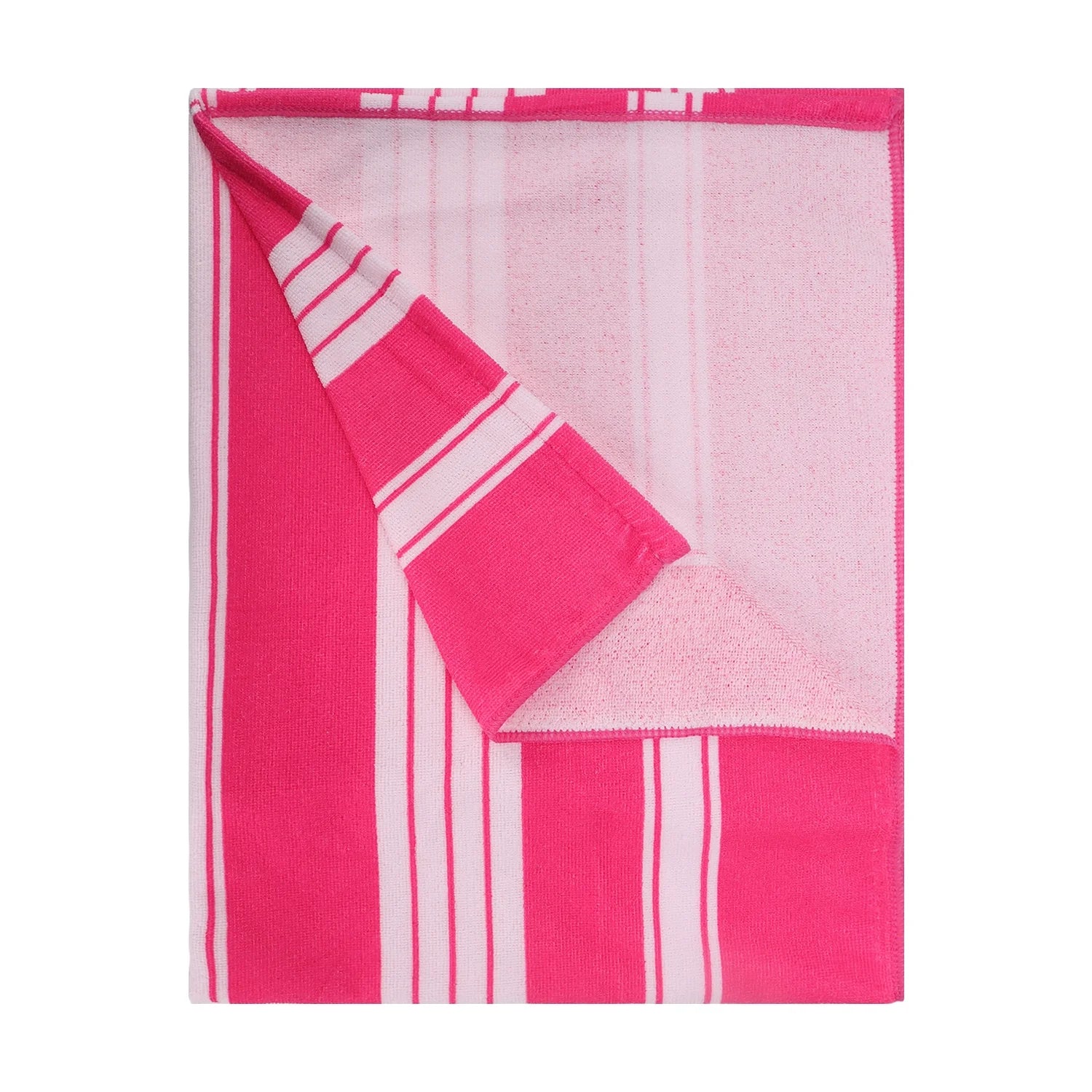 2 Pack Oversized Cabana Stripe Beach Towels, 60X30 Inches Microfiber Outdoor Large Swim Towel for Adults 