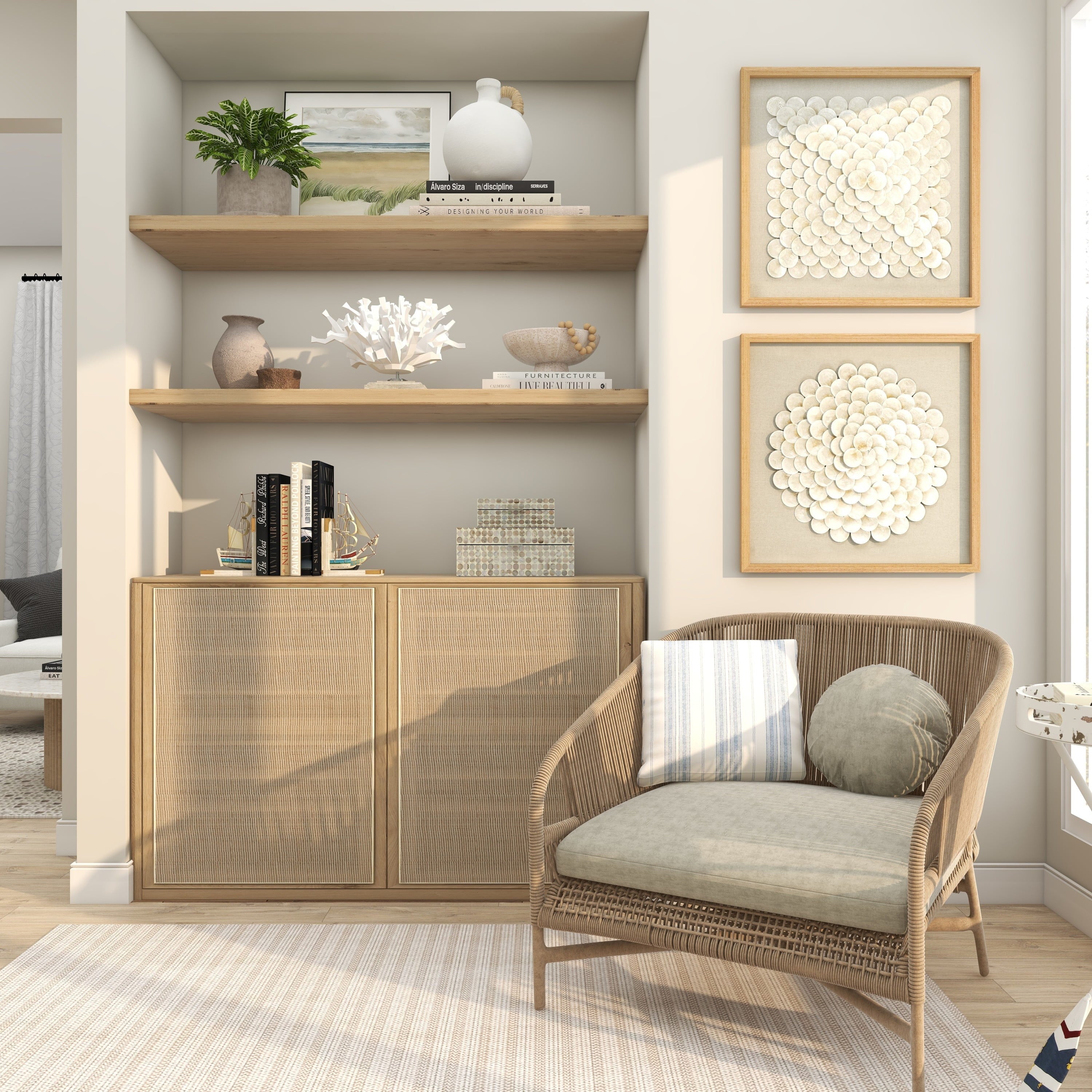 6" Sail Boat White Wood Bookends with Real Boat Rigging and Gold Corners (Set of 2)