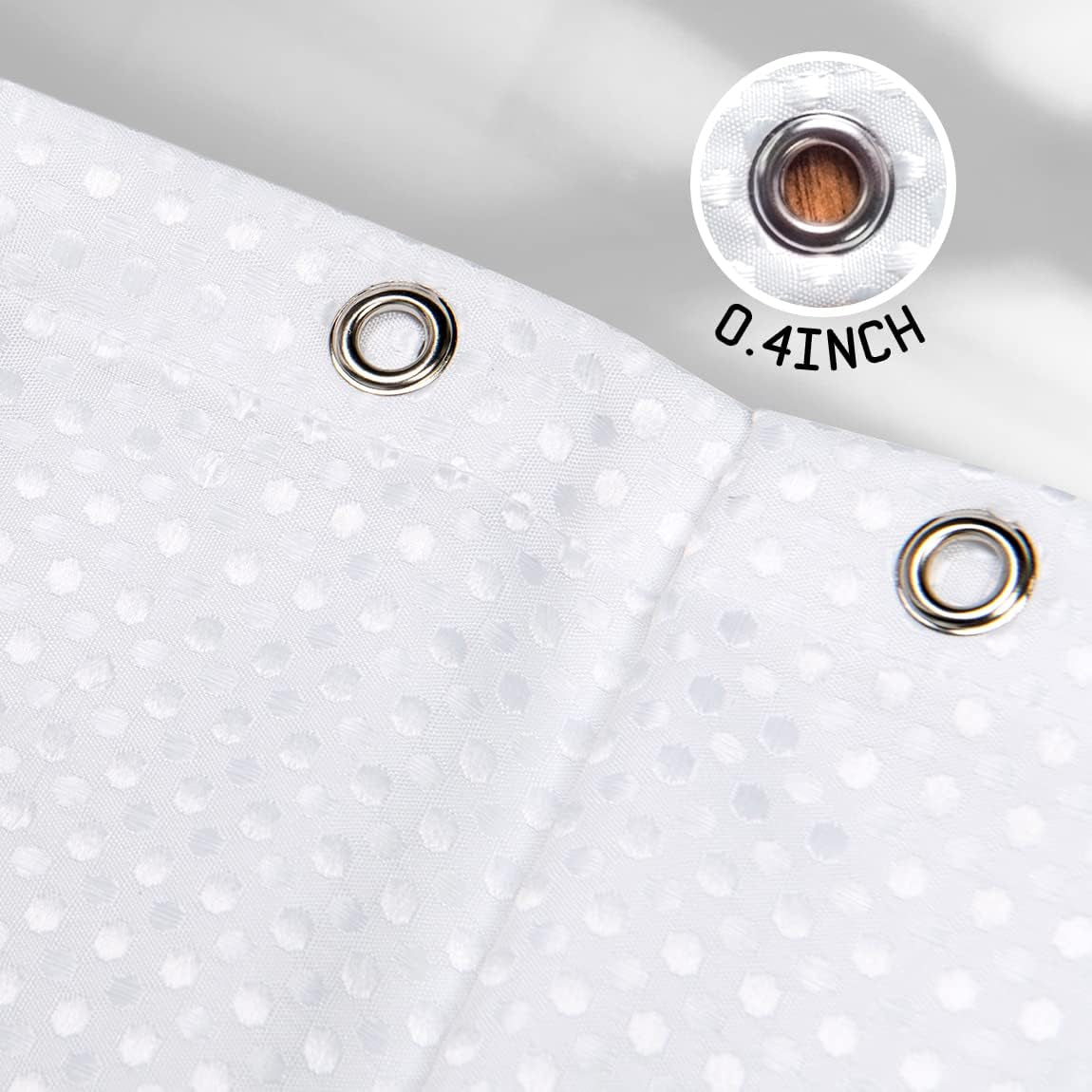 Aqua Shower Curtain,Coastal Theme Washable Fabric Cloth Beach Shower Curtain Set with Hooks for Ocean Bathroom Decor,Seafoam Sea Foam Mint Green Spa Blue