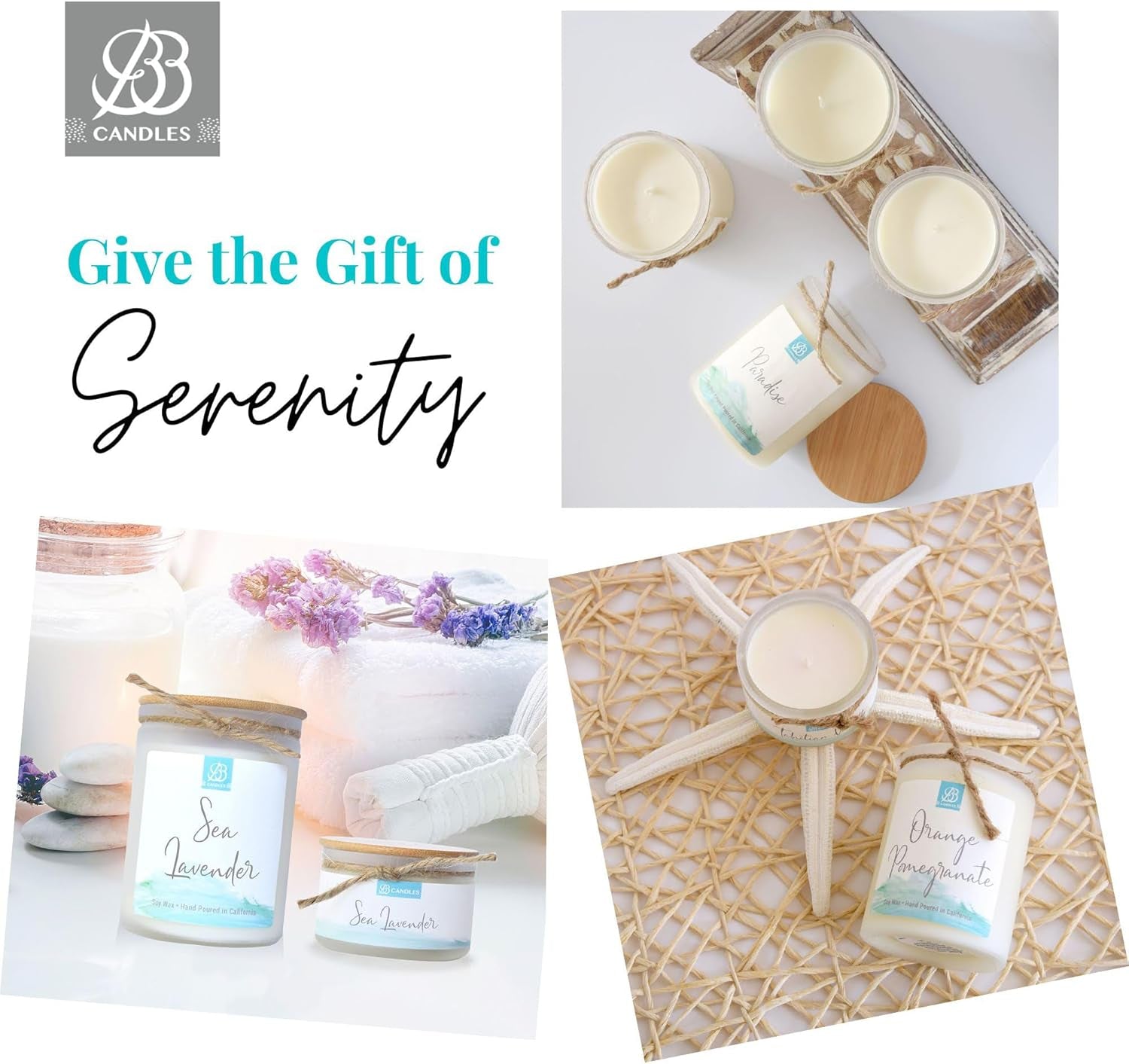 Coastal Essentials Natural Soy Hand Poured Candle, Coconut Vetiver Scent, Fragrant Coastal Candle with Strong Scents, Artisan Candle, 12Oz, 90+ Hours Burn Time