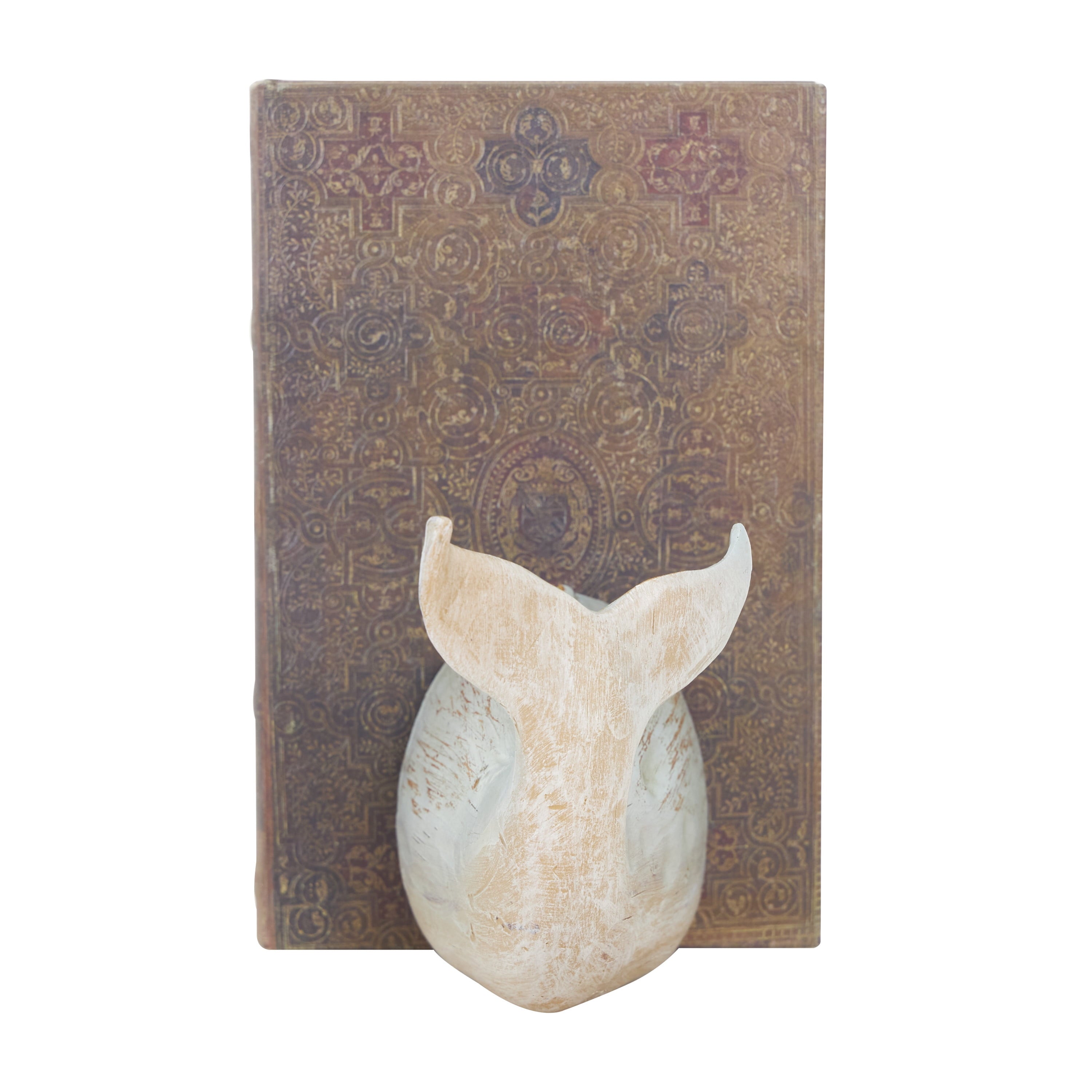 4" Whale Polystone Bookends (Set of 2)