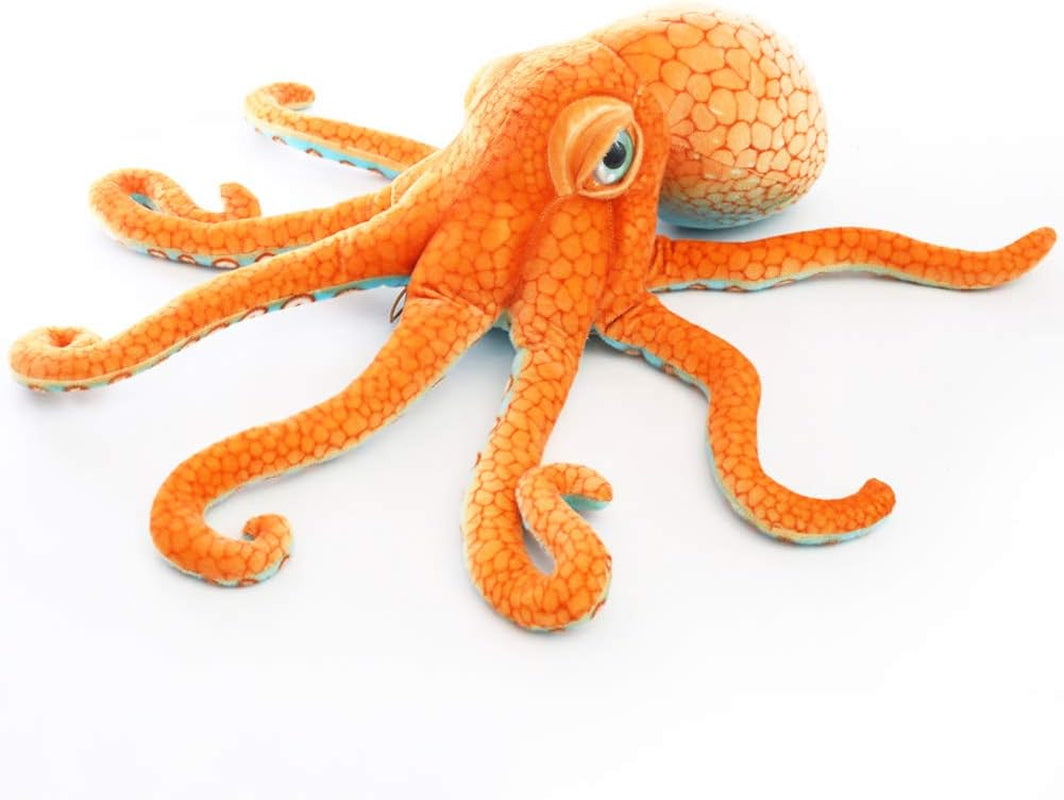 Realistic Octopus Plush,Giant Stuffed Marine Animals Toy Gifts for Kids (31.4 Inch)