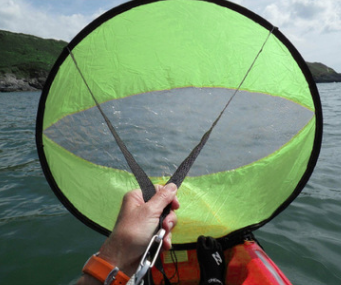 kayak wind sail Green