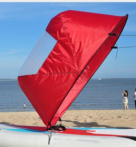 kayak wind sail Red