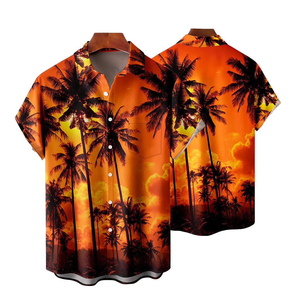 short sleeve dress shirts sunset